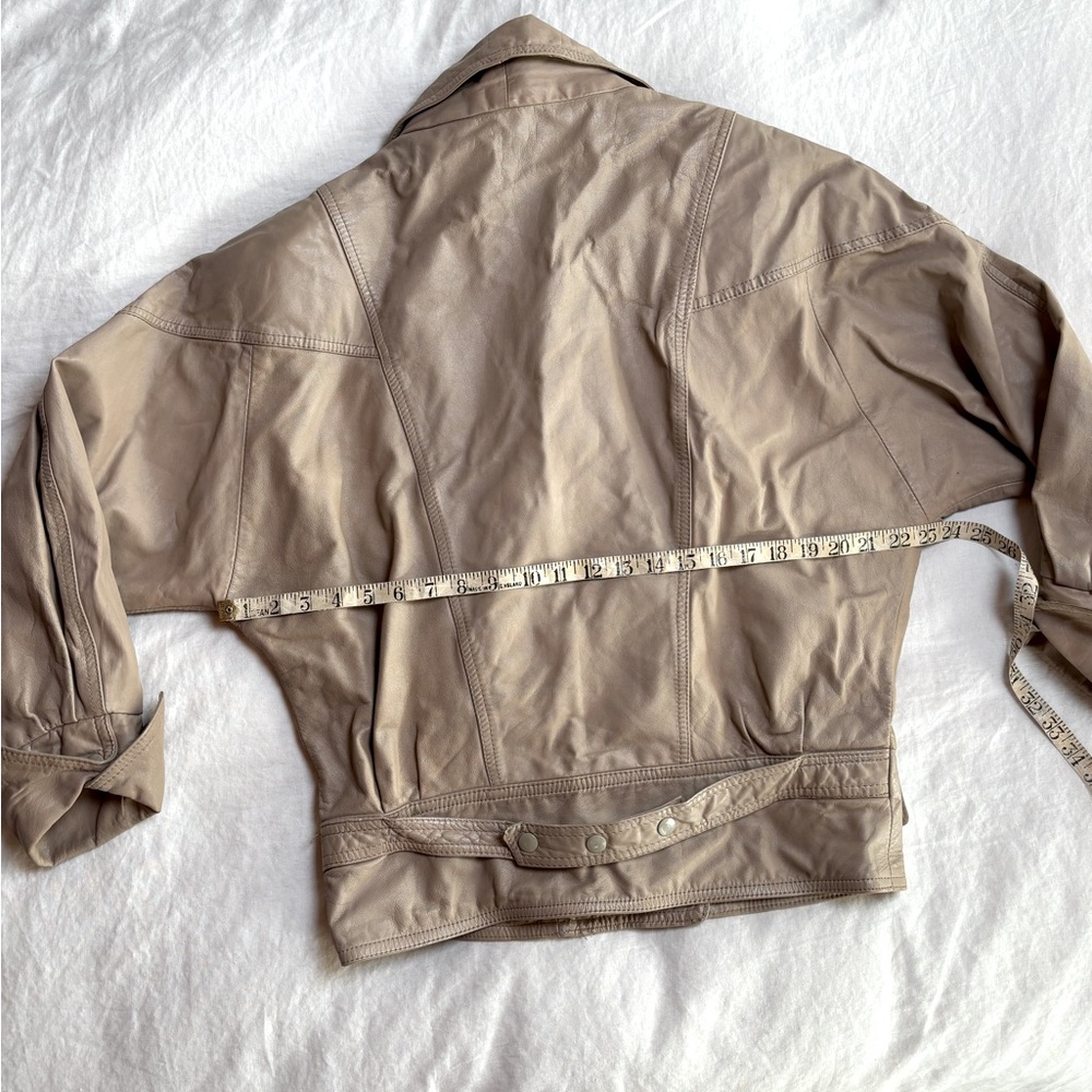 Vintage 80’s Leather Jacket - Picture 5 of 8